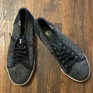 Keds Black Girls Size 2 No Tie Tennis Shoes